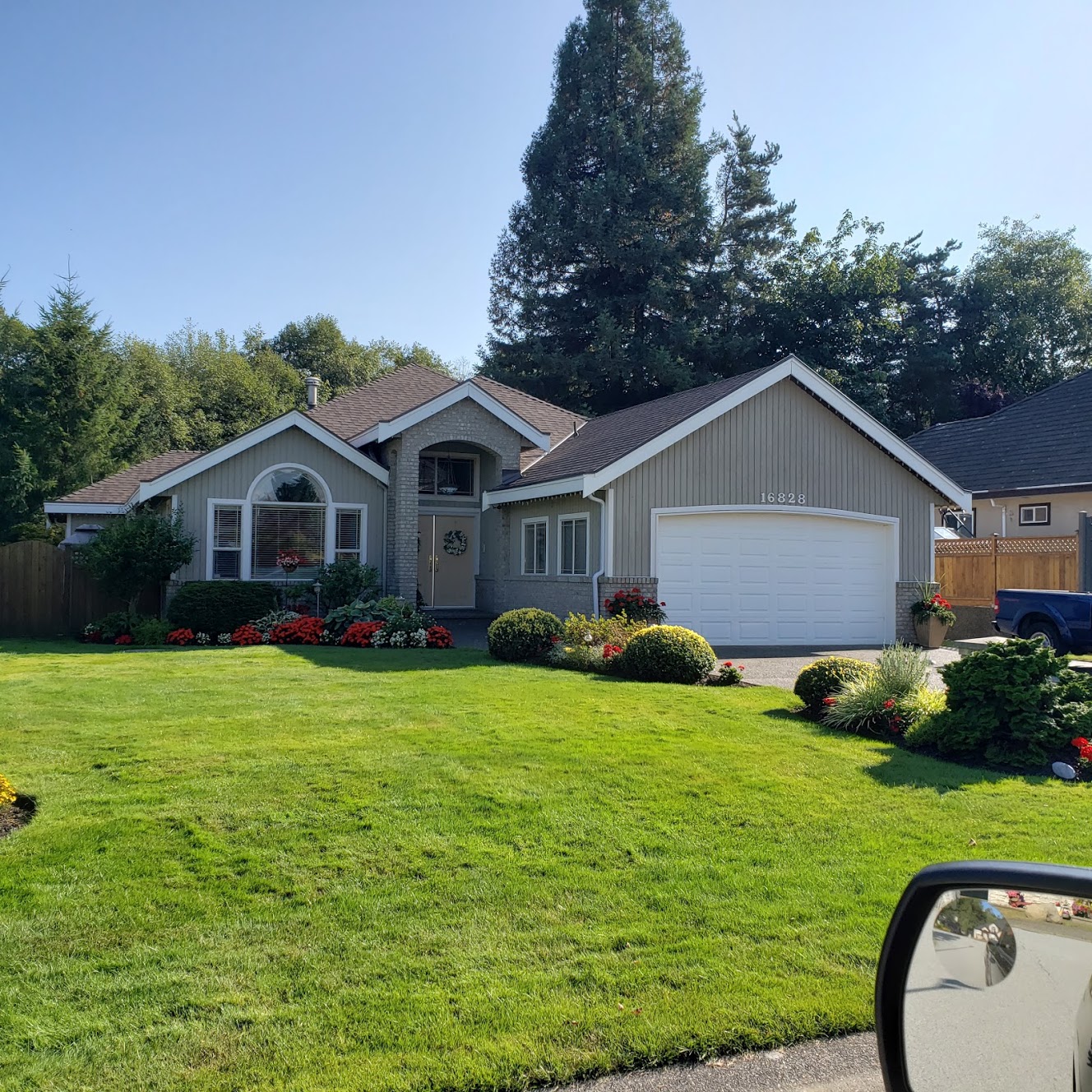 Completed rancher re-roof with clean detailing in Surrey, BC by Roofking